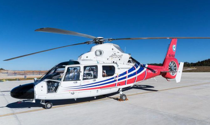 016年10月9日，AC312E迎來首個用戶訂單，今年9月在天津直博會期間又收獲新的意向采購合同。（岳書華 攝）