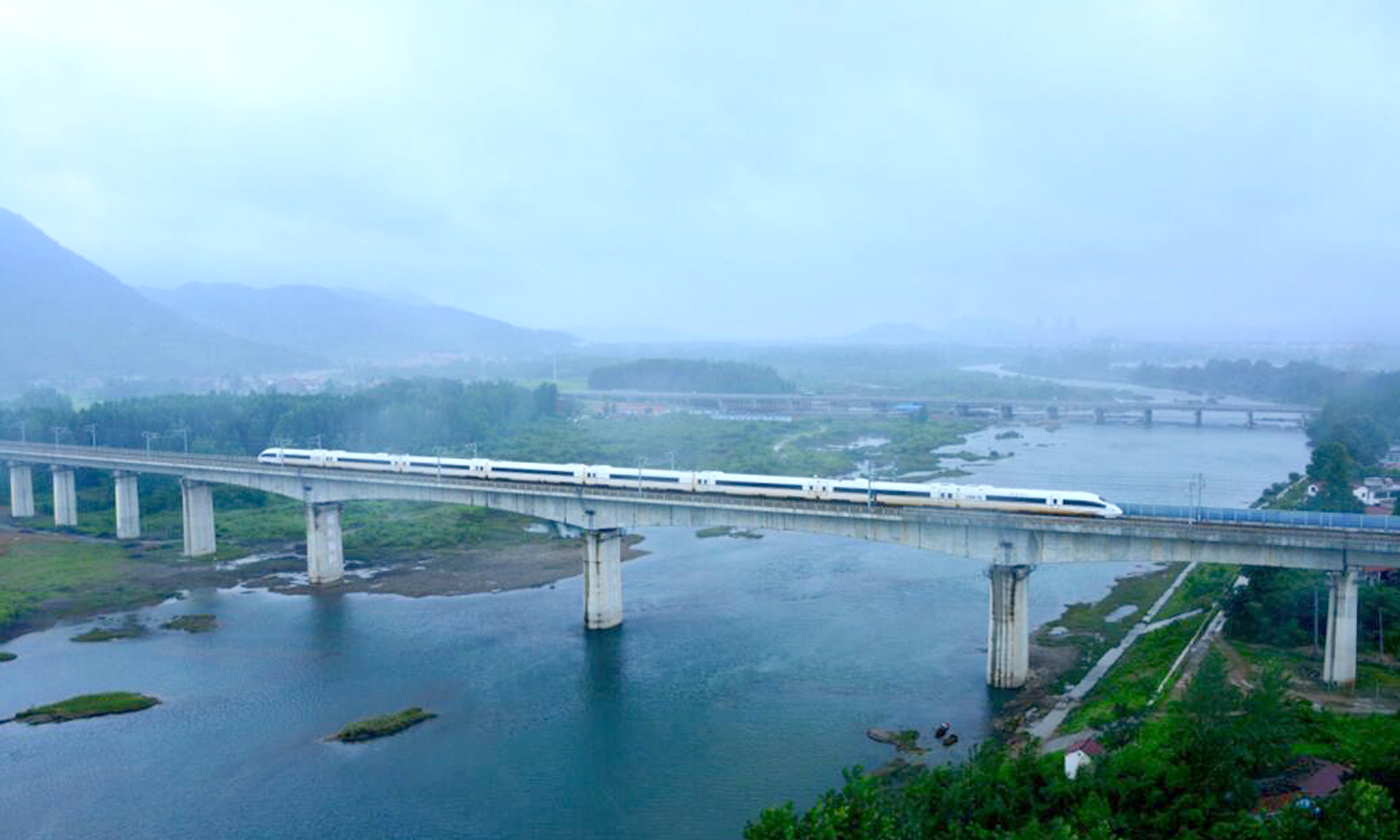 圖為合福高鐵。