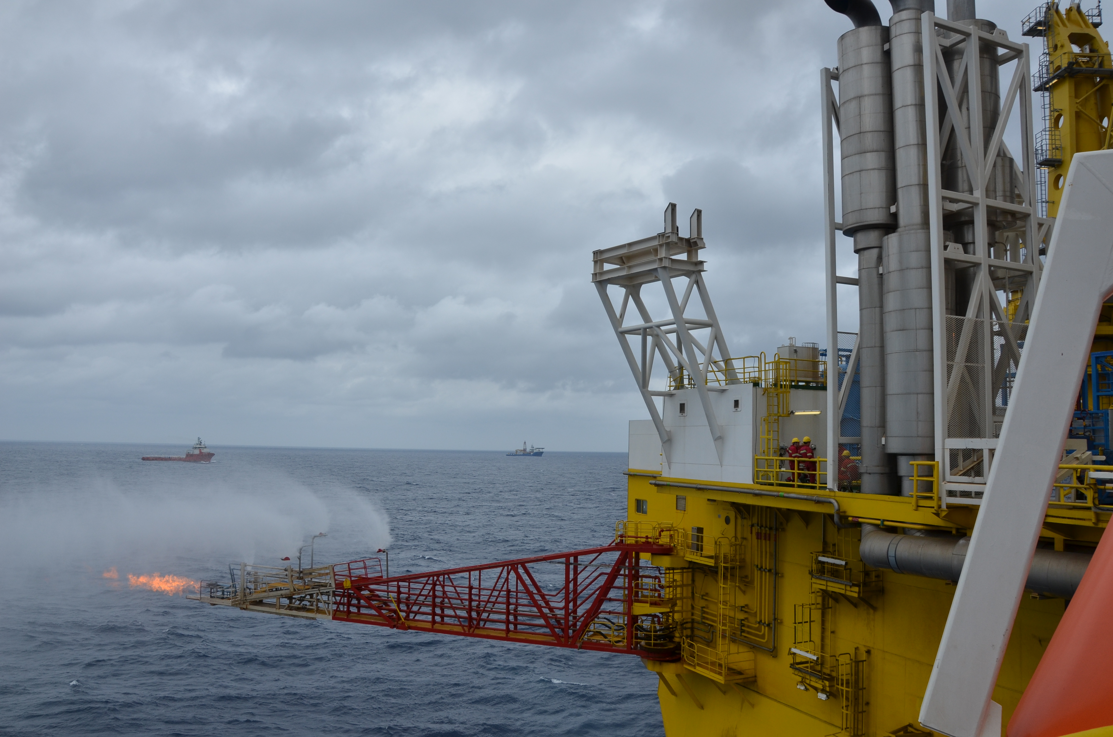 2017年5月18日，我國在南海神狐海域可燃冰試采成功。（攝影：中國石油報記者孟慶璐 來源：中國石油報）