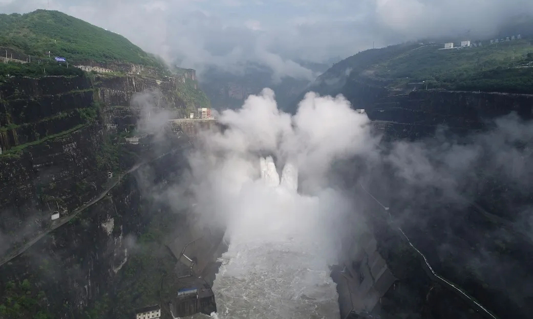 圖為溪洛渡。（三峽出版傳媒公司 黃正平 攝）