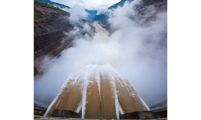 圖為溪洛渡。（三峽建設管理公司 陳濤 攝）