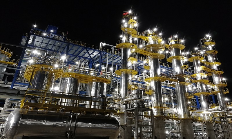 圖為項目夜景。