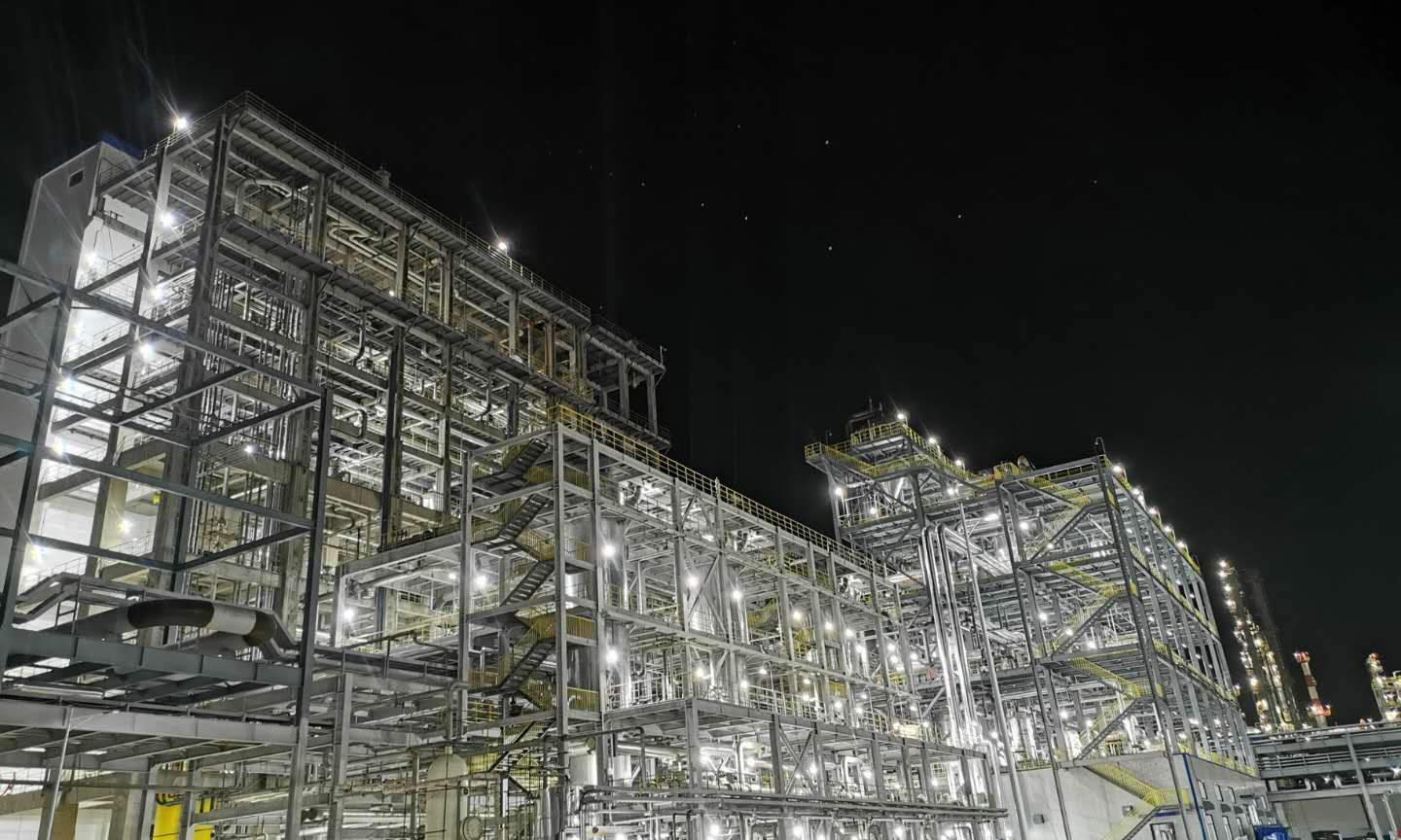 圖為項目夜景。