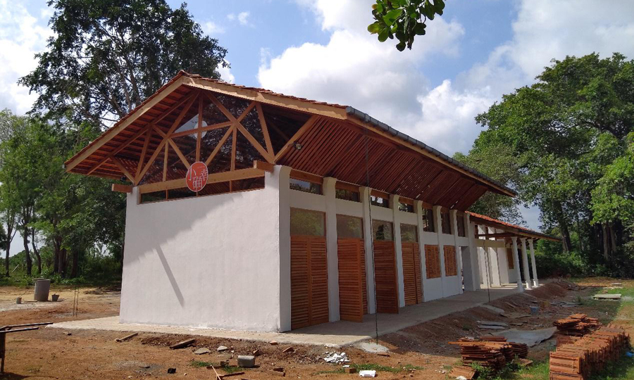 即將完工的公益課堂項目。