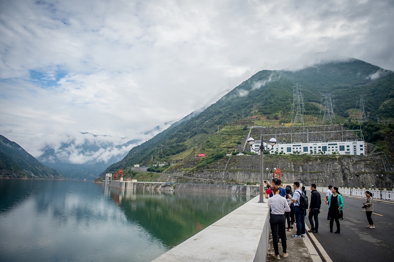 9月21日“新時代·走進新國企”活動，走進大渡河水電站。