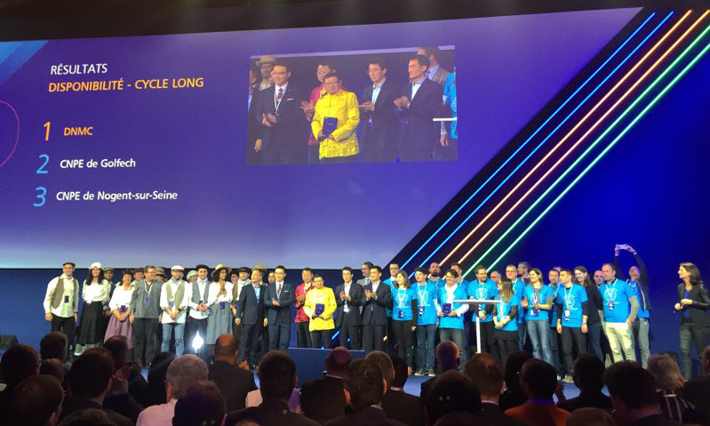 法國當地時間3月28日，在巴黎舉行的法國電力公司（EDF）2017年度國際同類型機組安全業績挑戰賽頒獎儀式上，中國廣核集團旗下的大亞灣核電運營管理有限責任公司榮獲“核安全/自動停堆”和“能力因子”兩項第一名，至此，大亞灣核電公司在該挑戰賽中已累計獲得38項次第一名。