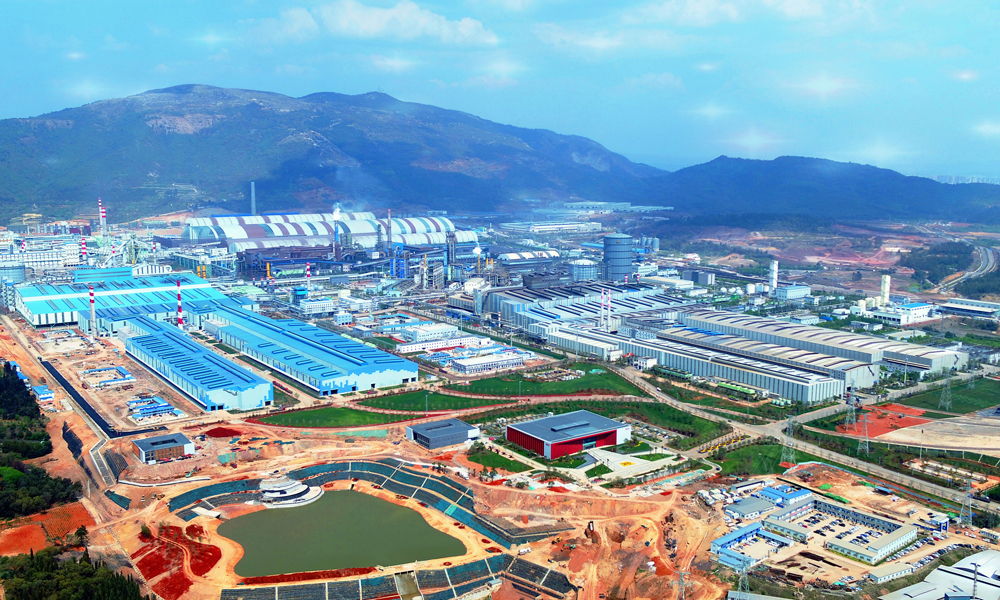 圖為昆鋼新區遠景。