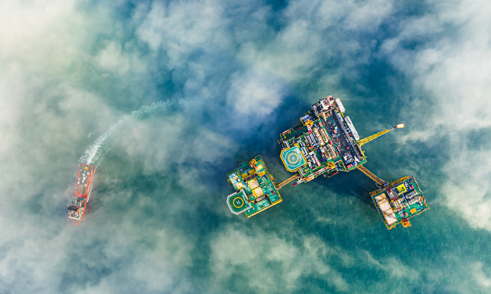 秦皇島32-6油田項目現場。