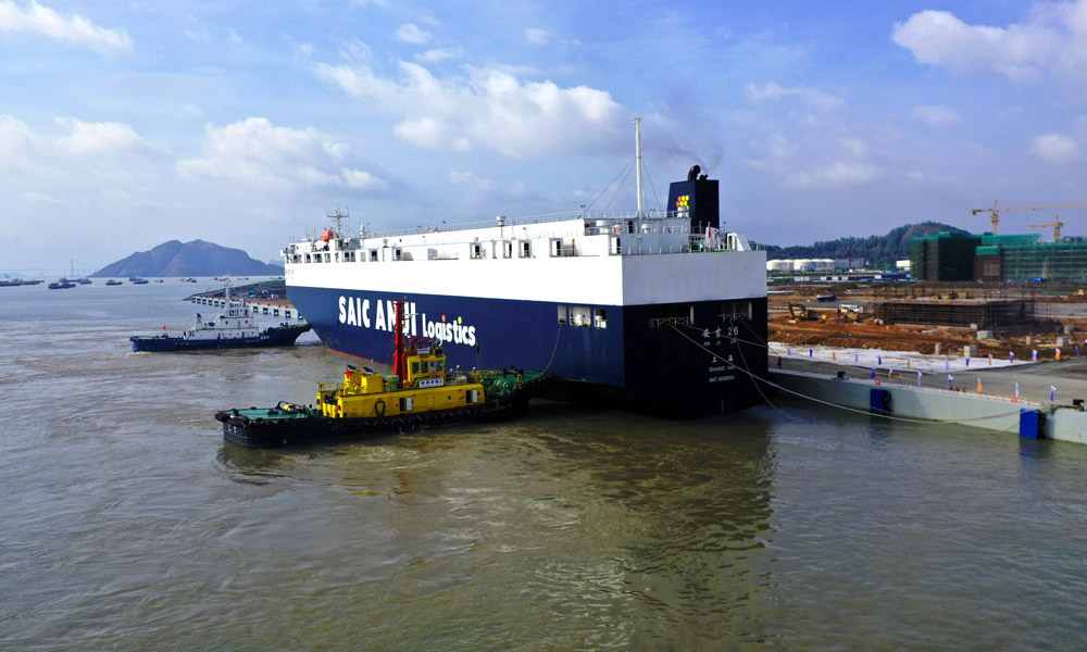 廣州港南沙港區近洋碼頭工程是廣東省重點建設項目、廣州市“攻城拔寨”項目，規劃總用地面積82.5萬平方米，分兩期建設。項目投產后，廣州港南沙汽車口岸將形成7個萬噸級滾裝汽車專用泊位、超160萬平方米堆場的汽車滾裝碼頭群，商品車年通過能力超200萬輛，成為全國最大的汽車物流樞紐島，形成集汽車滾裝物流、展銷和綜合服務為一體的國際汽車物流產業園，對國家賦予的國際航運物流樞紐建設、協調推進粵港澳大灣區發展具有重要意義。