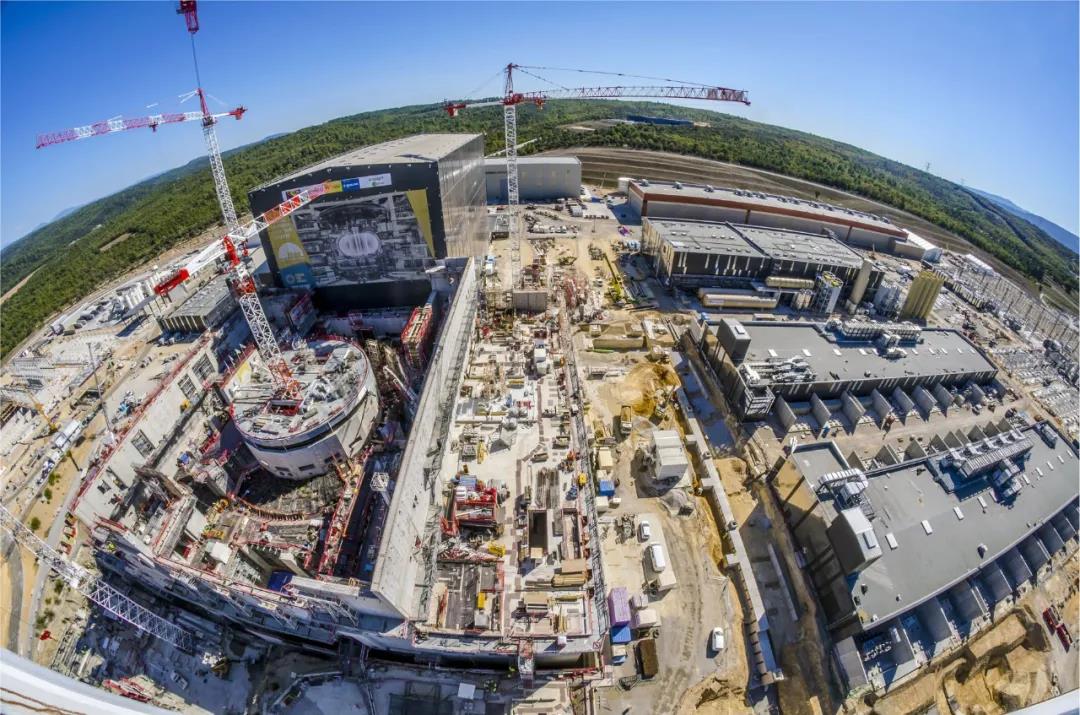 圖為國際熱核聚變實驗堆(ITER)全景。